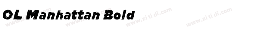 OL Manhattan Bold字体转换